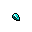 cyan crystal fragment