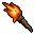 lit torch