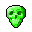 green skull